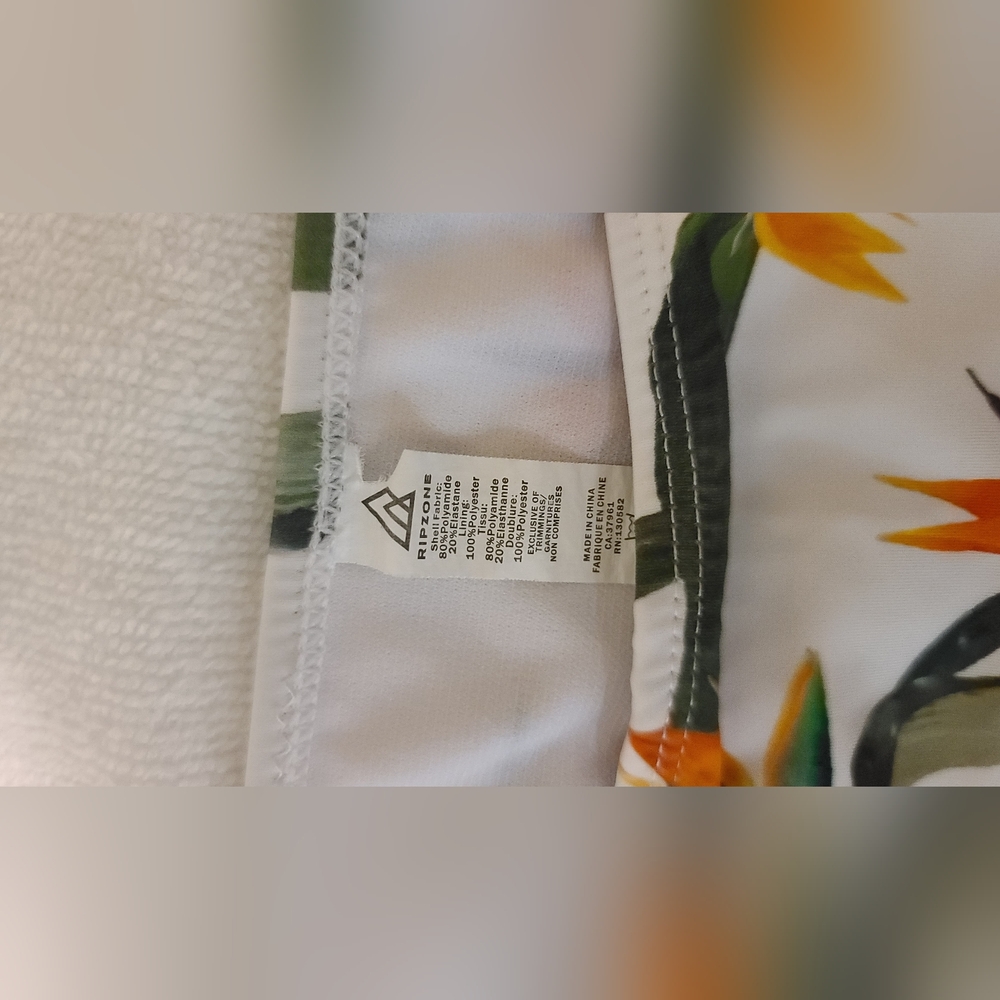Ripzone Bird Of Paradise Tropical Bikini Set Size M - Picture 11 of 13